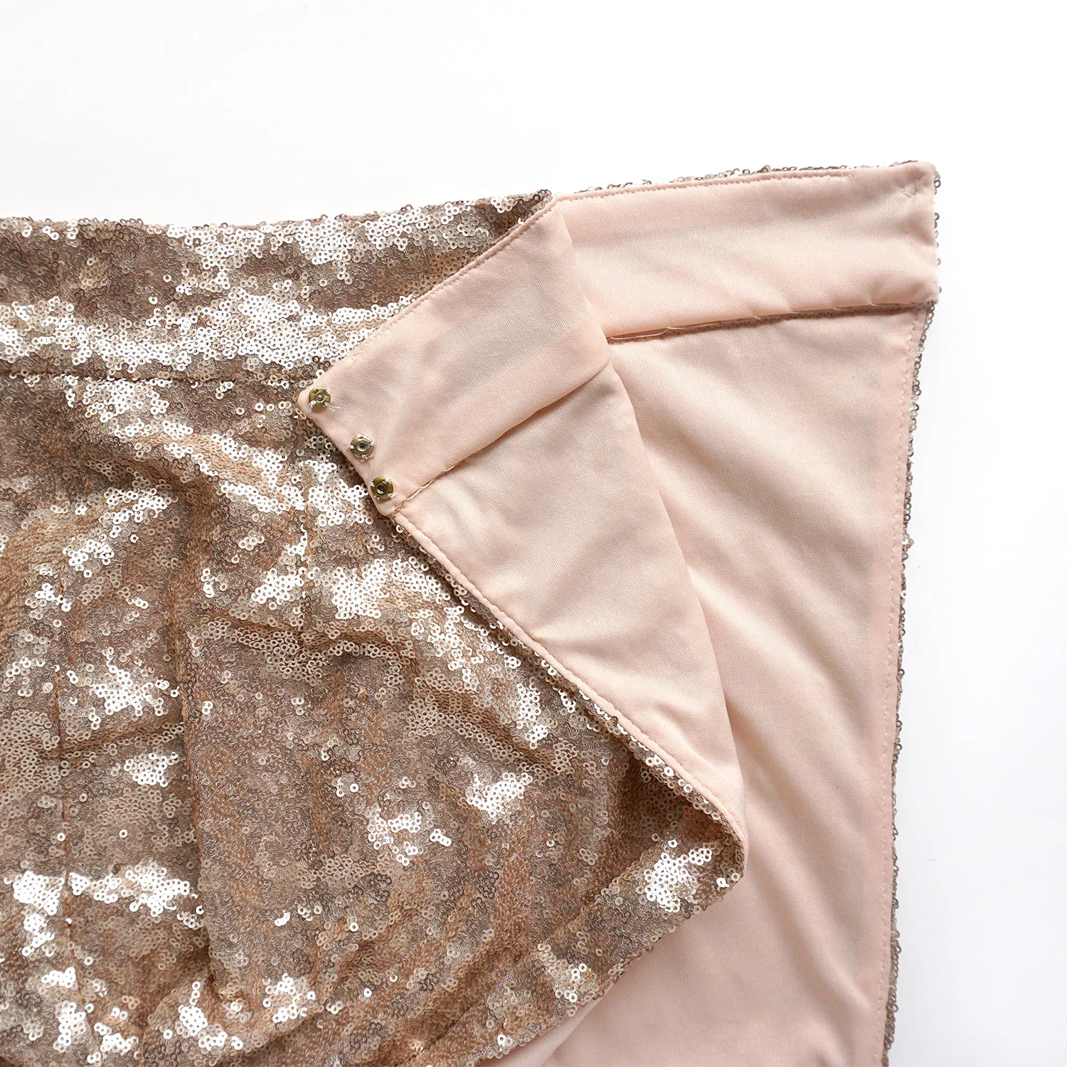 Custom Inked Wrap Panel Skirt - Mini Sequin main image 1